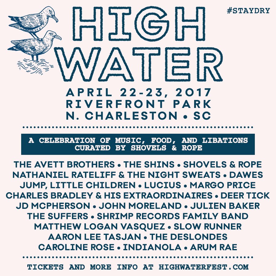 Shovels & Rope to Curate New Music Fest, High Water Festival Music